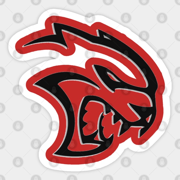 Redeye Hellcat Sticker by jackofdreams22